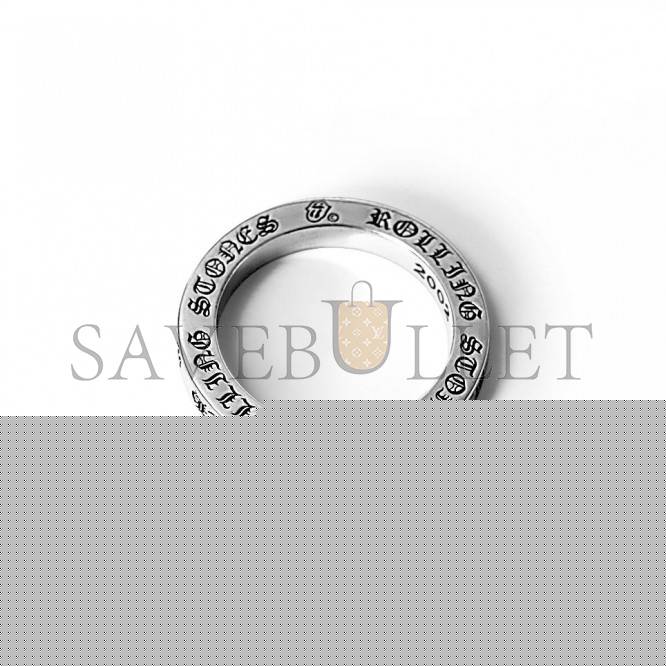 CHROME HEARTS 3MM THE ROLLING STONES B*TCH SPACER RING