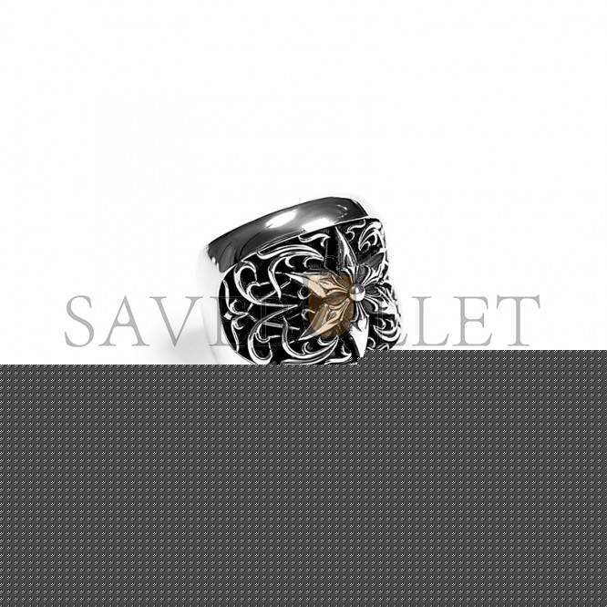 CHROME HEARTS CLASSIC OVAL STAR RING