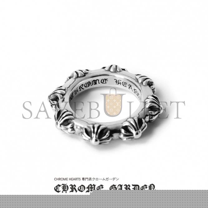 CHROME HEARTS CROSS BAND RING