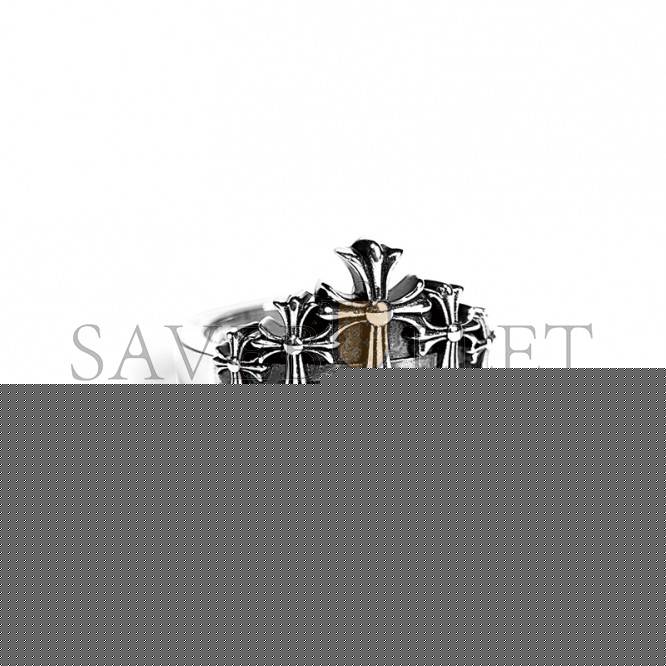 CHROME HEARTS CROSS CROWN RING