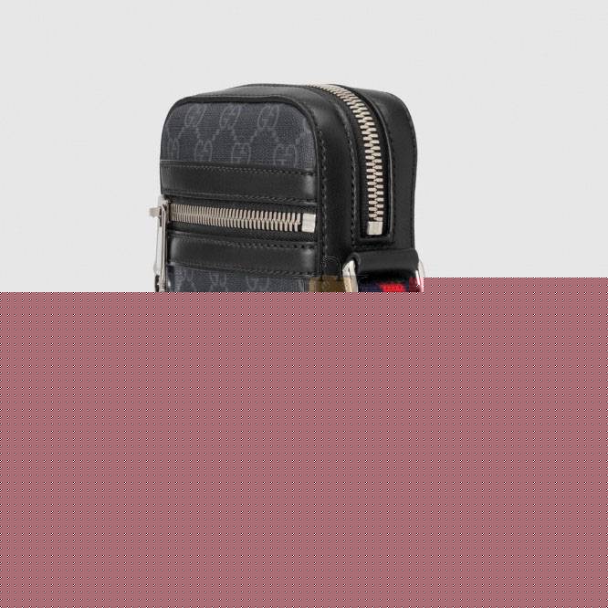 G*u*i gg black messenger 682357 (7*5.7*2.4cm)