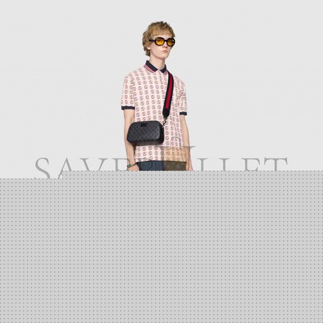 G*u*i gg black shoulder bag 574886  (24*15*8cm)