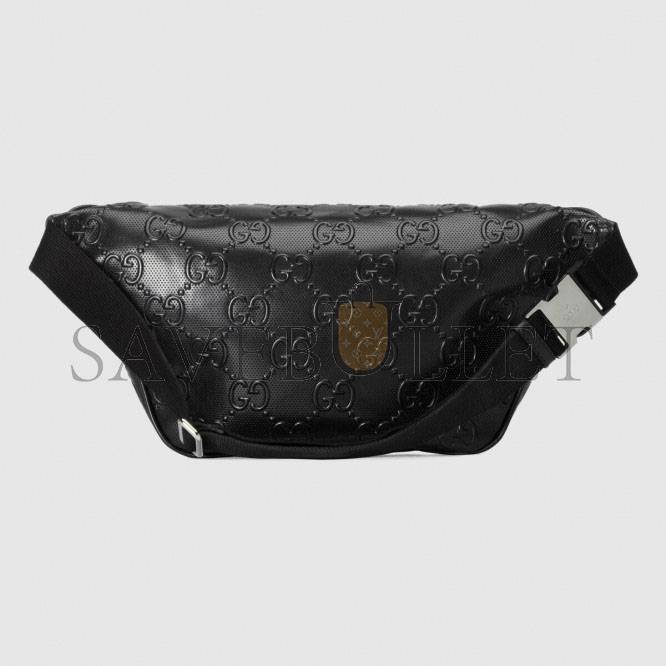 G*u*i gg embossed belt bag 645093 (28*18*8cm)