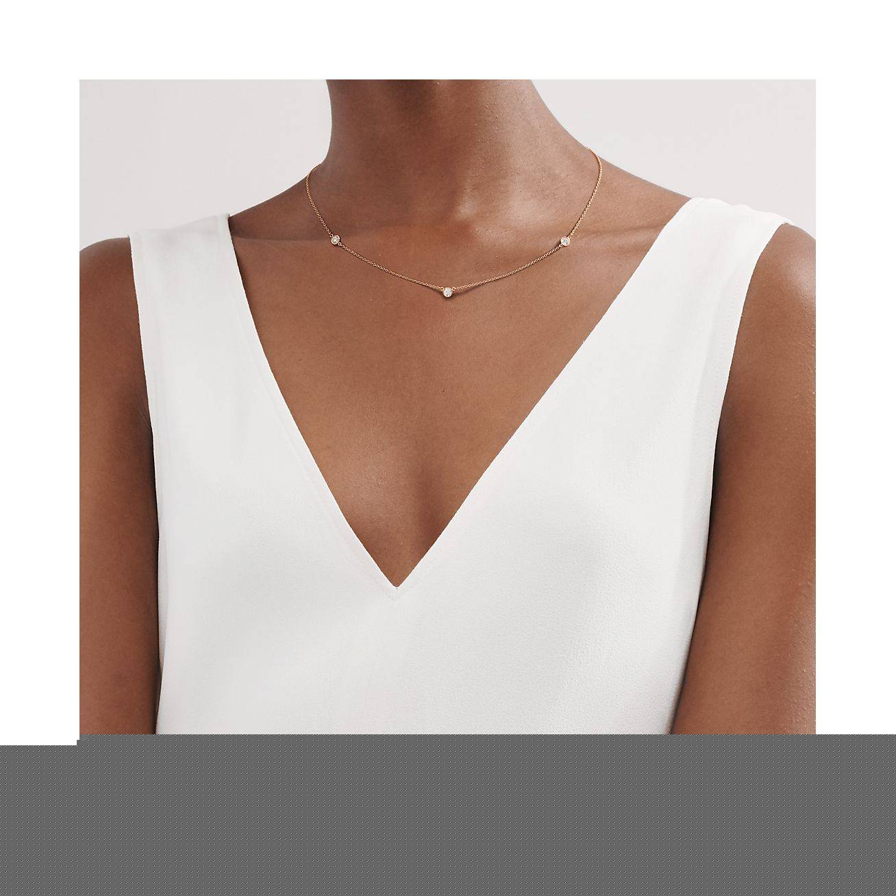 T*f*ny elsa peretti® diamonds by the yard® necklace 60140785