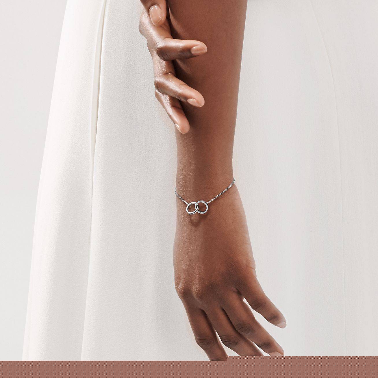 T*f*ny 1837® interlocking circles chain bracelet in silver