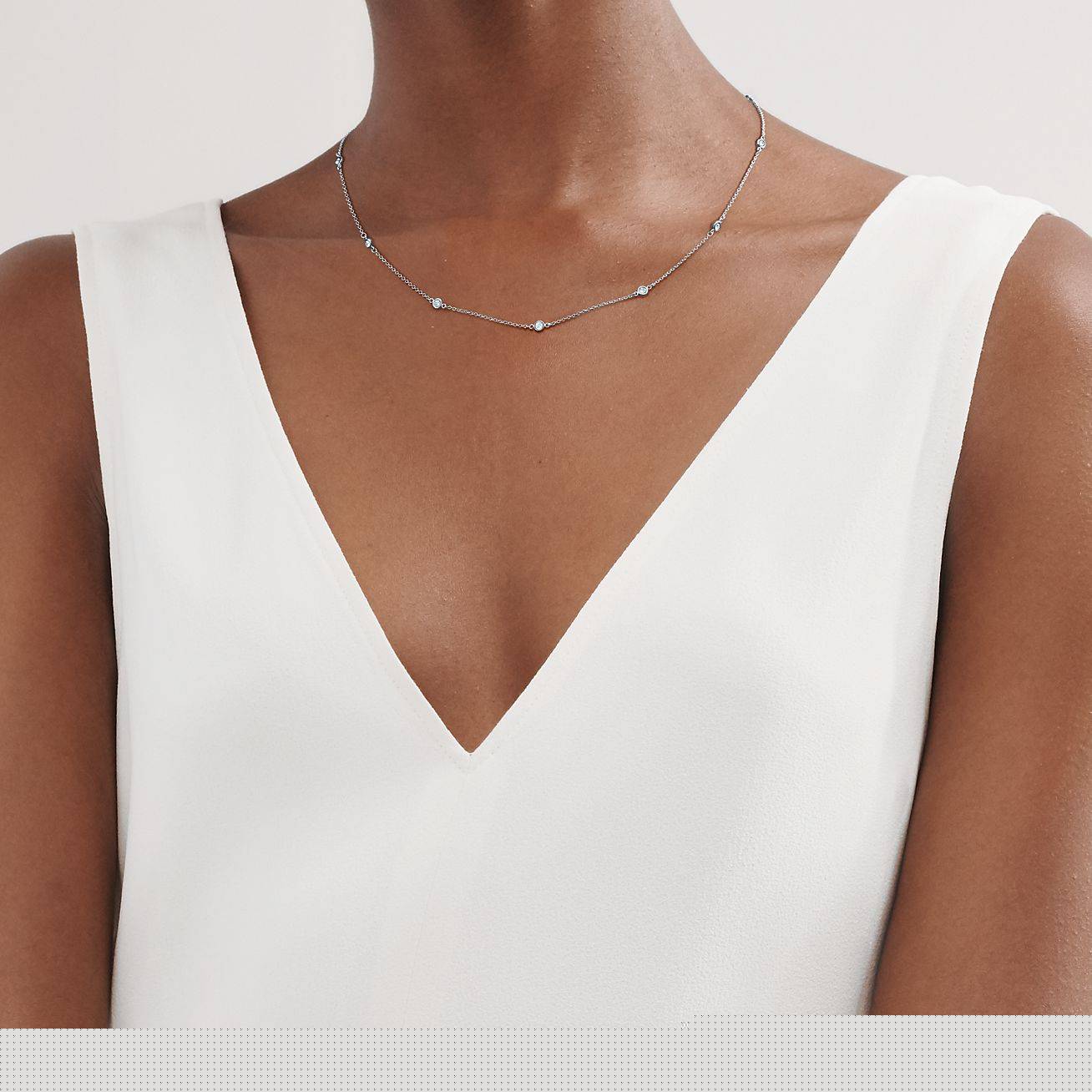 T*f*ny elsa peretti® diamonds by the yard® necklace