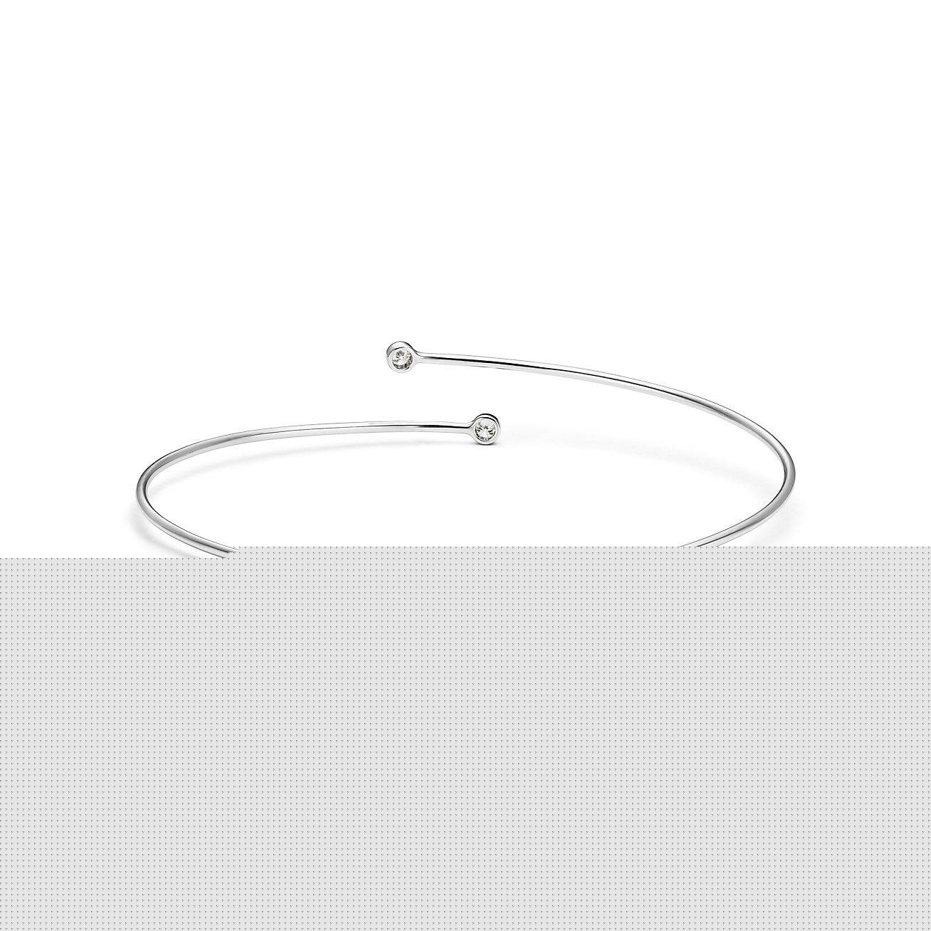 T*f*ny elsa peretti® diamond hoop single-row bangle