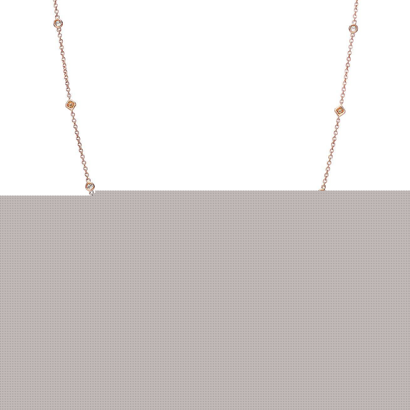 T*f*ny square chain necklace