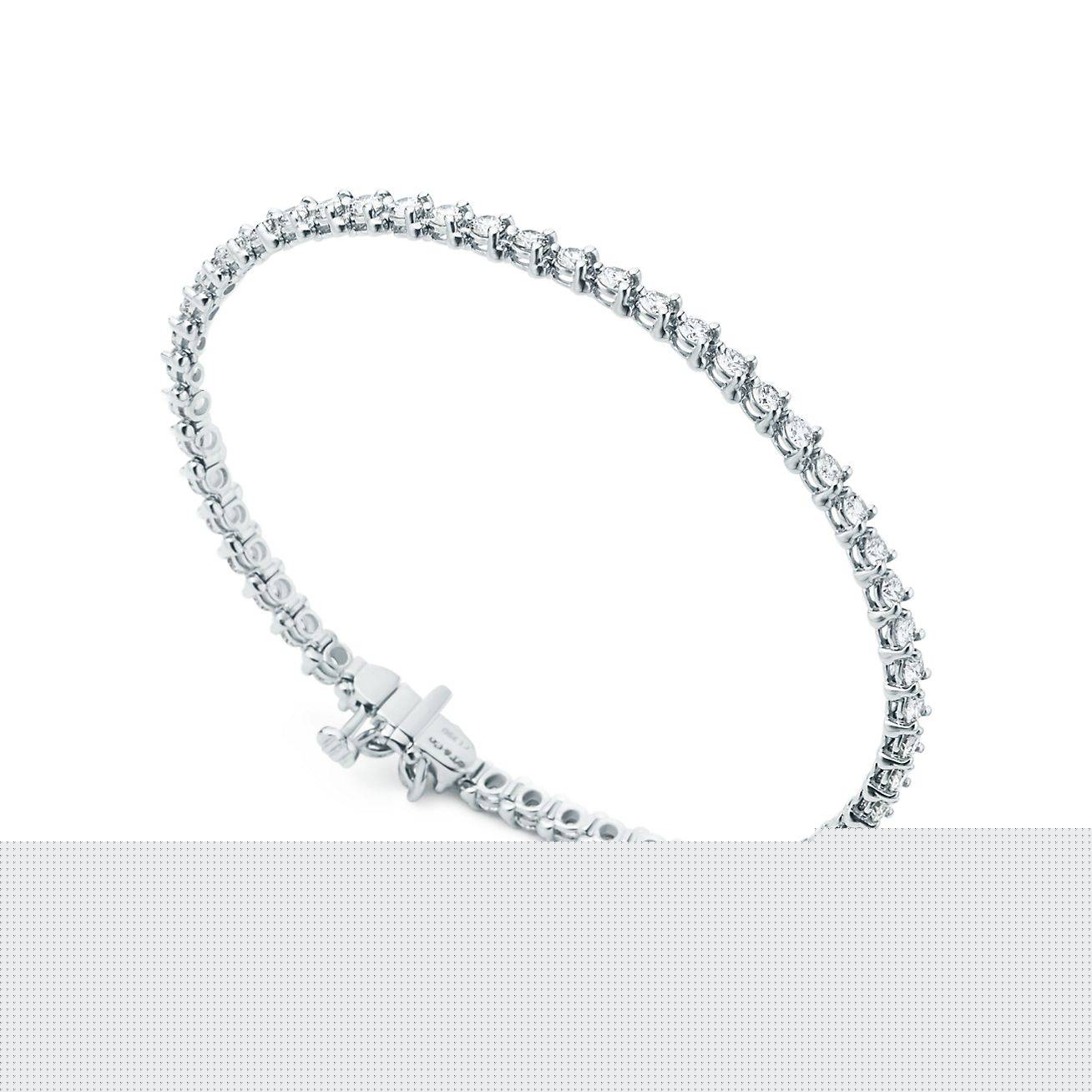 T*f*ny victoria® tennis bracelet in platinum with diamonds
