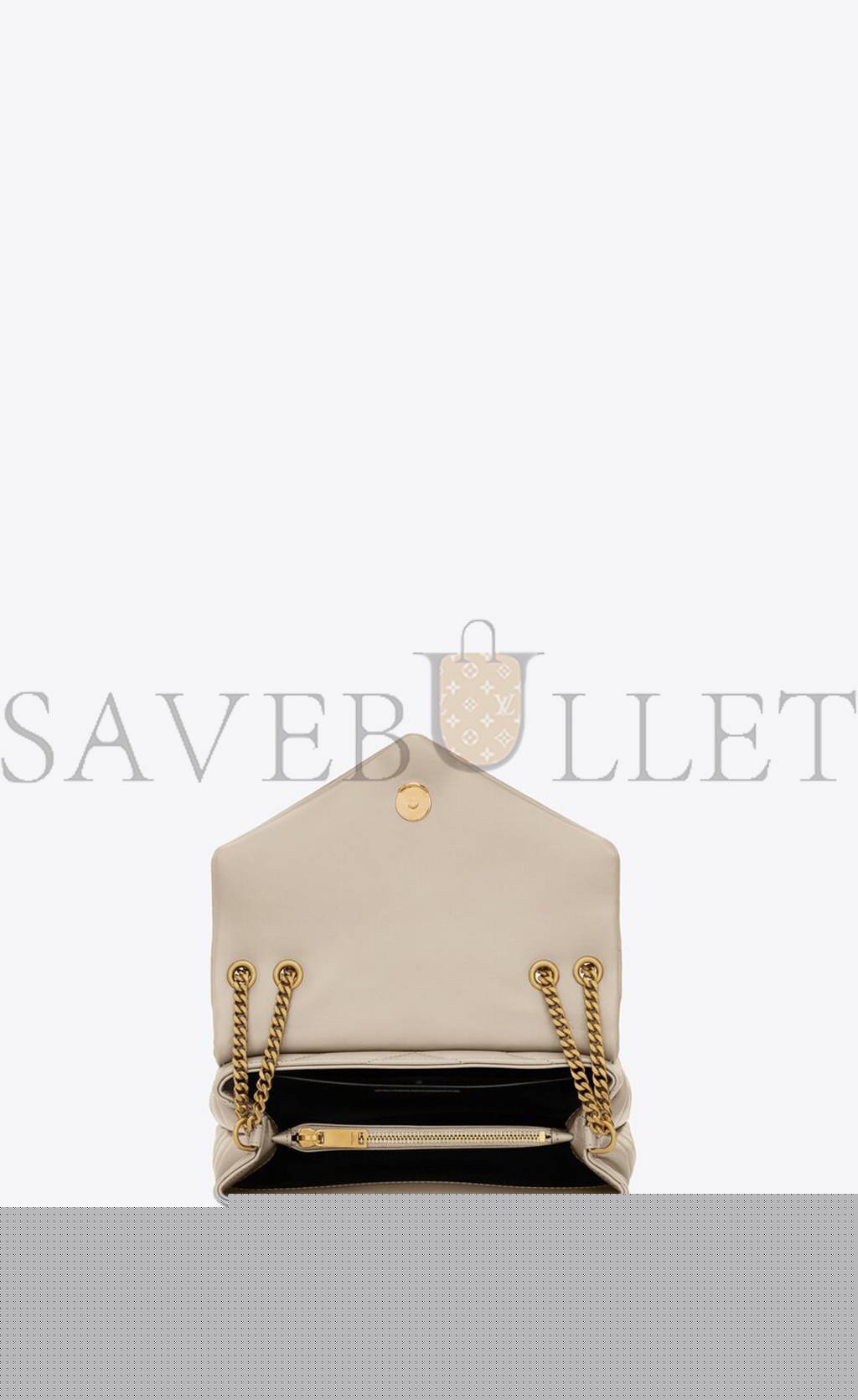 YSL LOULOU SMALL CHAIN BAG IN QUILTED "Y" LEATHER 494699DV7279207 (23*17*9cm)