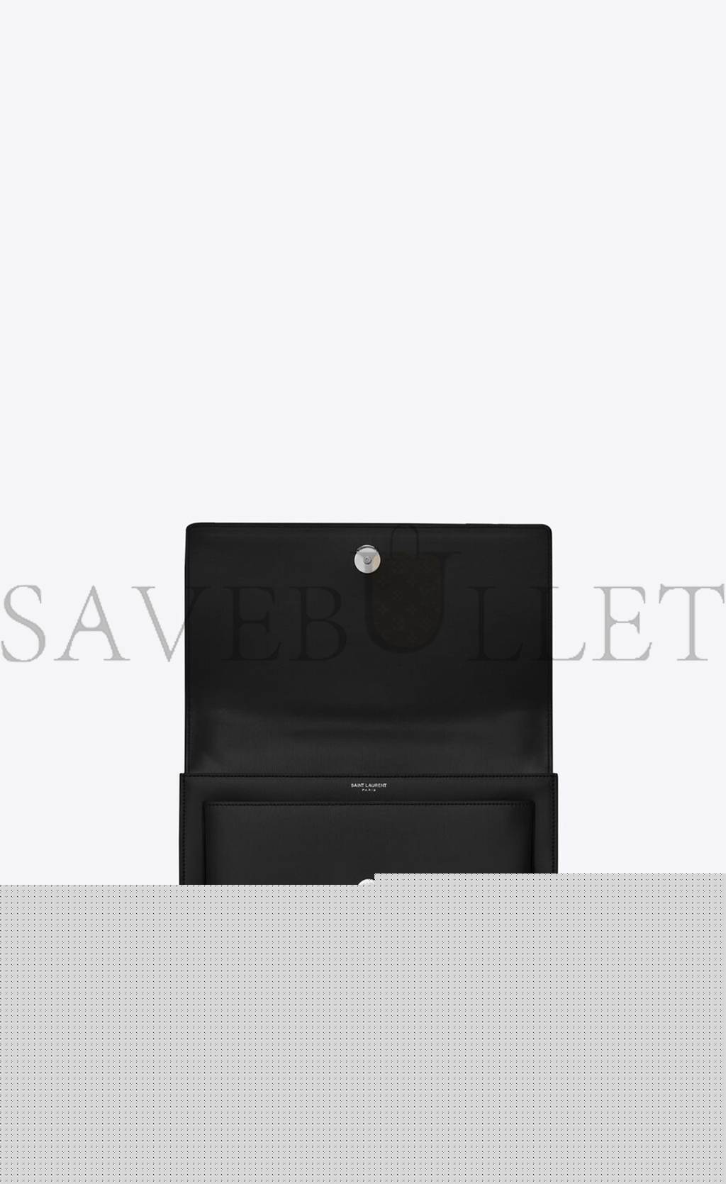 YSL SUNSET LARGE CHAIN BAG IN SMOOTH LEATHER 498779D420U1000 (27*18*8cm)
