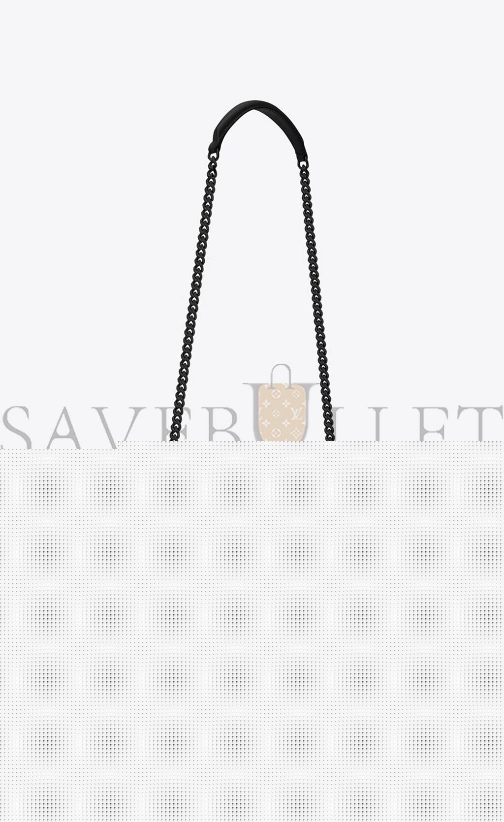 YSL SUNSET LARGE CHAIN BAG IN SMOOTH LEATHER 498779D420U1000 (27*18*8cm)