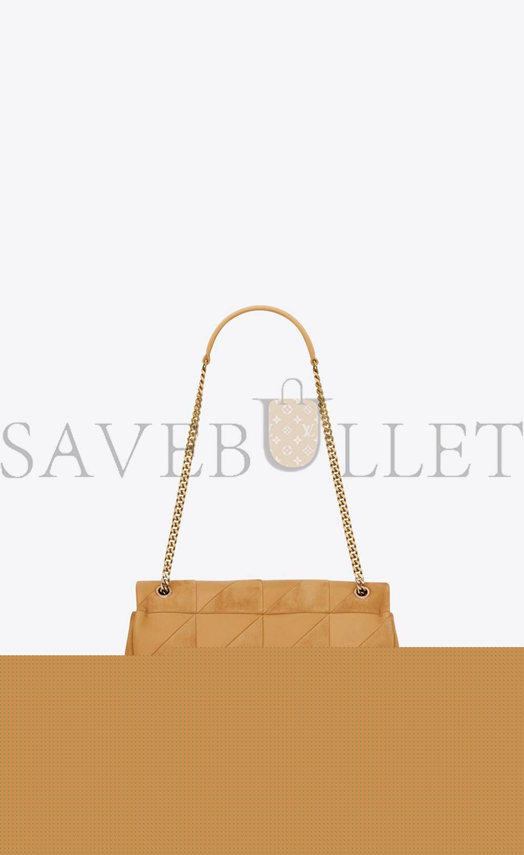 YSL JAMIE MEDIUM CHAIN BAG "CARRÉ RIVE GAUCHE" IN LAMBSKIN AND SUEDE" IN LAMBSKIN AND SUEDE 515821COPP77019 (25*15*7.5cm)