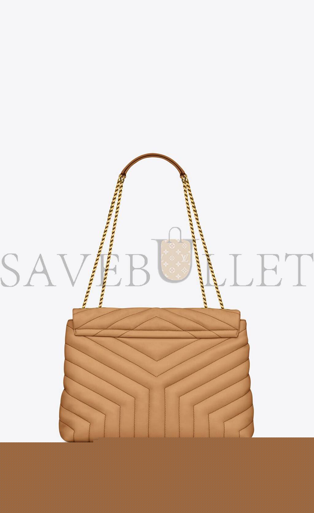YSL LOULOU MEDIUM CHAIN BAG IN QUILTED LEATHER 574946DV7272357 (32*22*12cm)