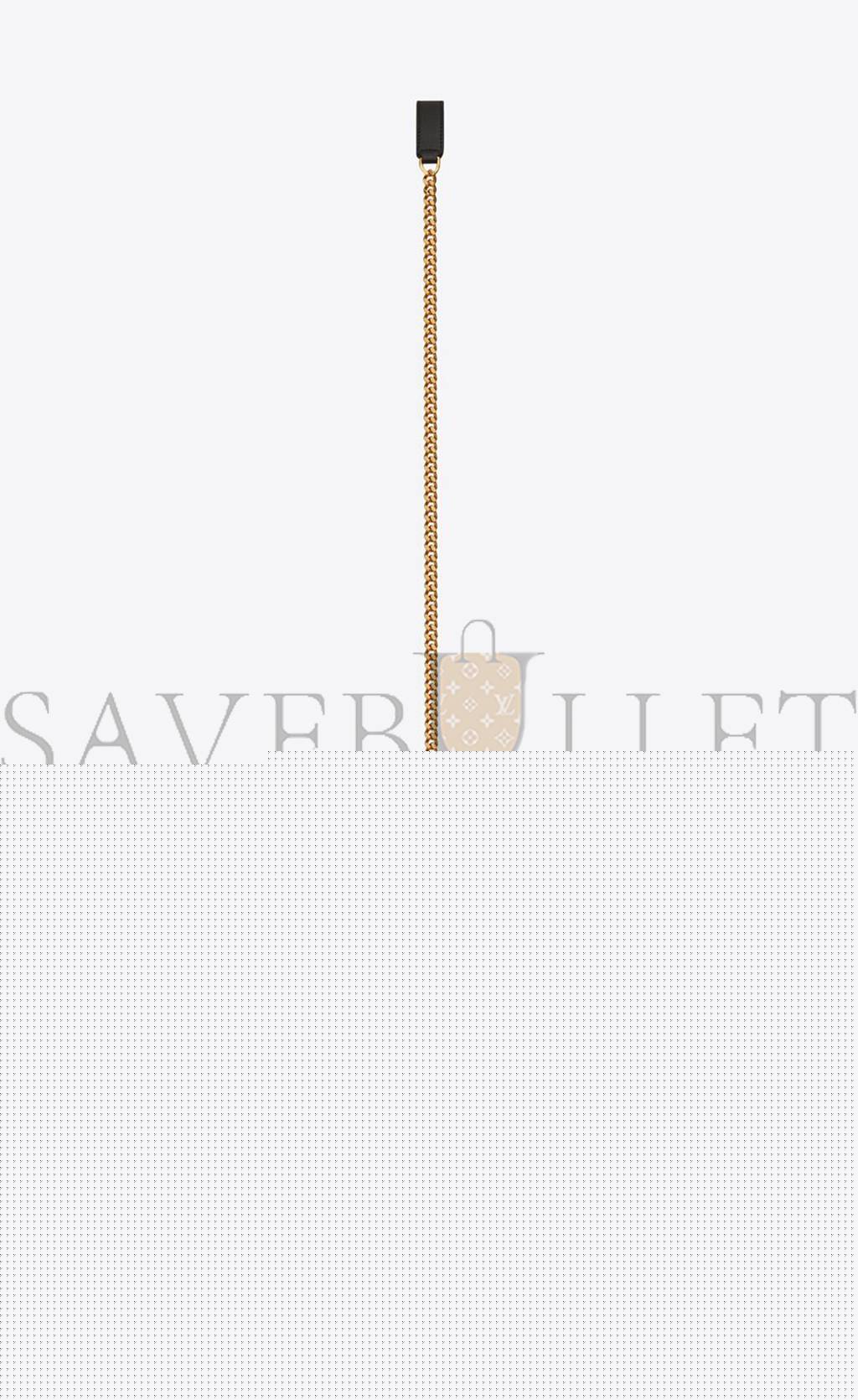YSL ENVELOPE SMALL BAG IN MIX MATELASSÉ GRAIN DE POUDRE EMBOSSED LEAT 600195BOW911000 (21*13*6cm)