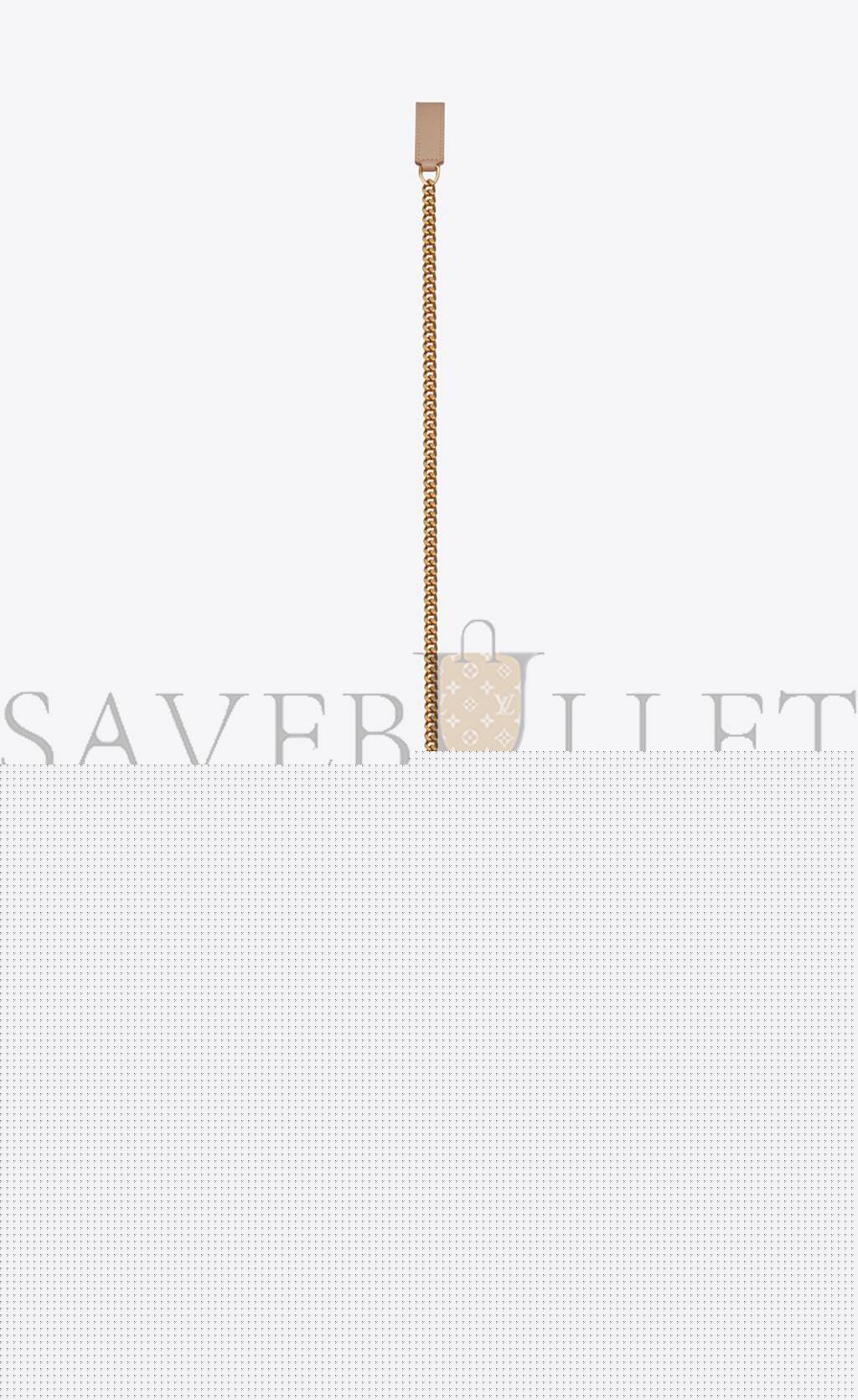YSL ENVELOPE SMALL BAG IN MIX MATELASSÉ GRAIN DE POUDRE EMBOSSED LEATHER 600195BOW912721 (21*13*6cm)