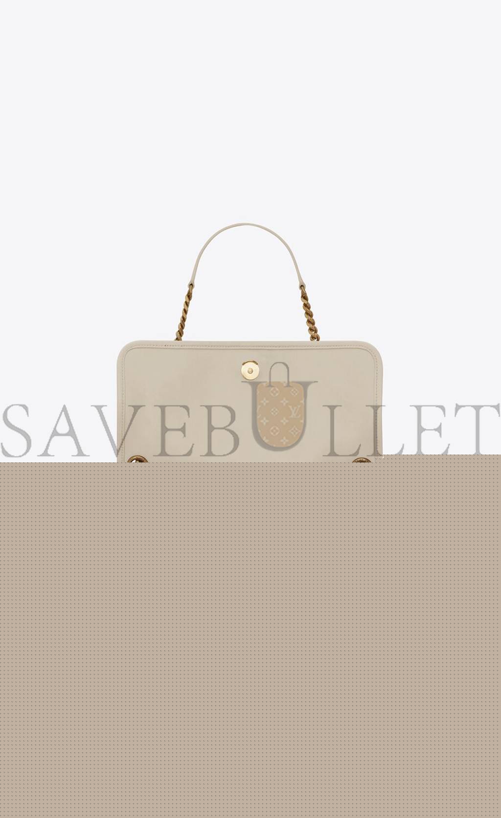 YSL NIKI MEDIUM CHAIN BAG IN RAFFIA AND LEATHER 6331581EL079207(28*20*8.5cm)