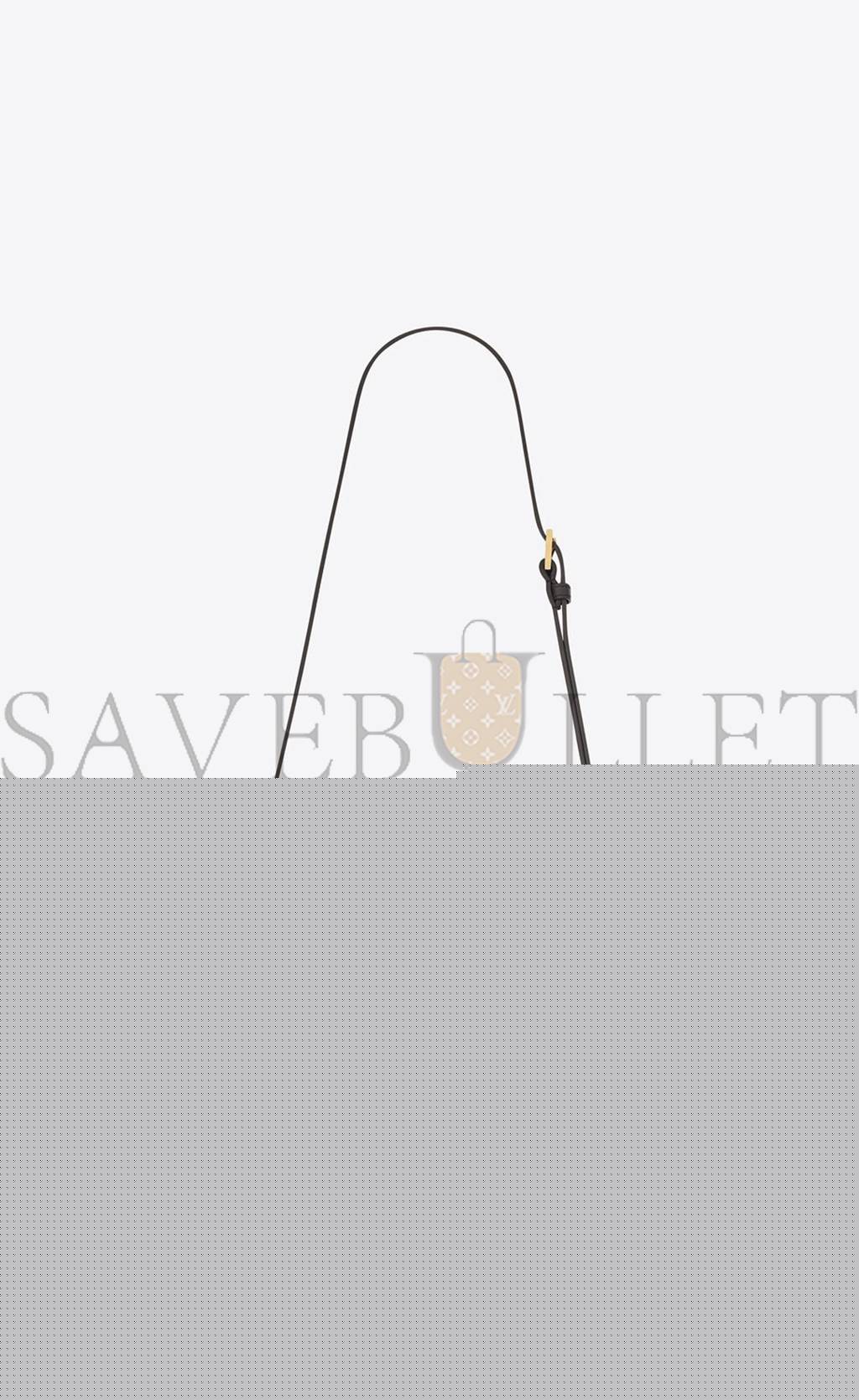 YSL SOLFERINO MEDIUM SATCHEL IN BOX SAINT LAURENT LEATHER 6343050SX0W1112 (23*16*6cm)