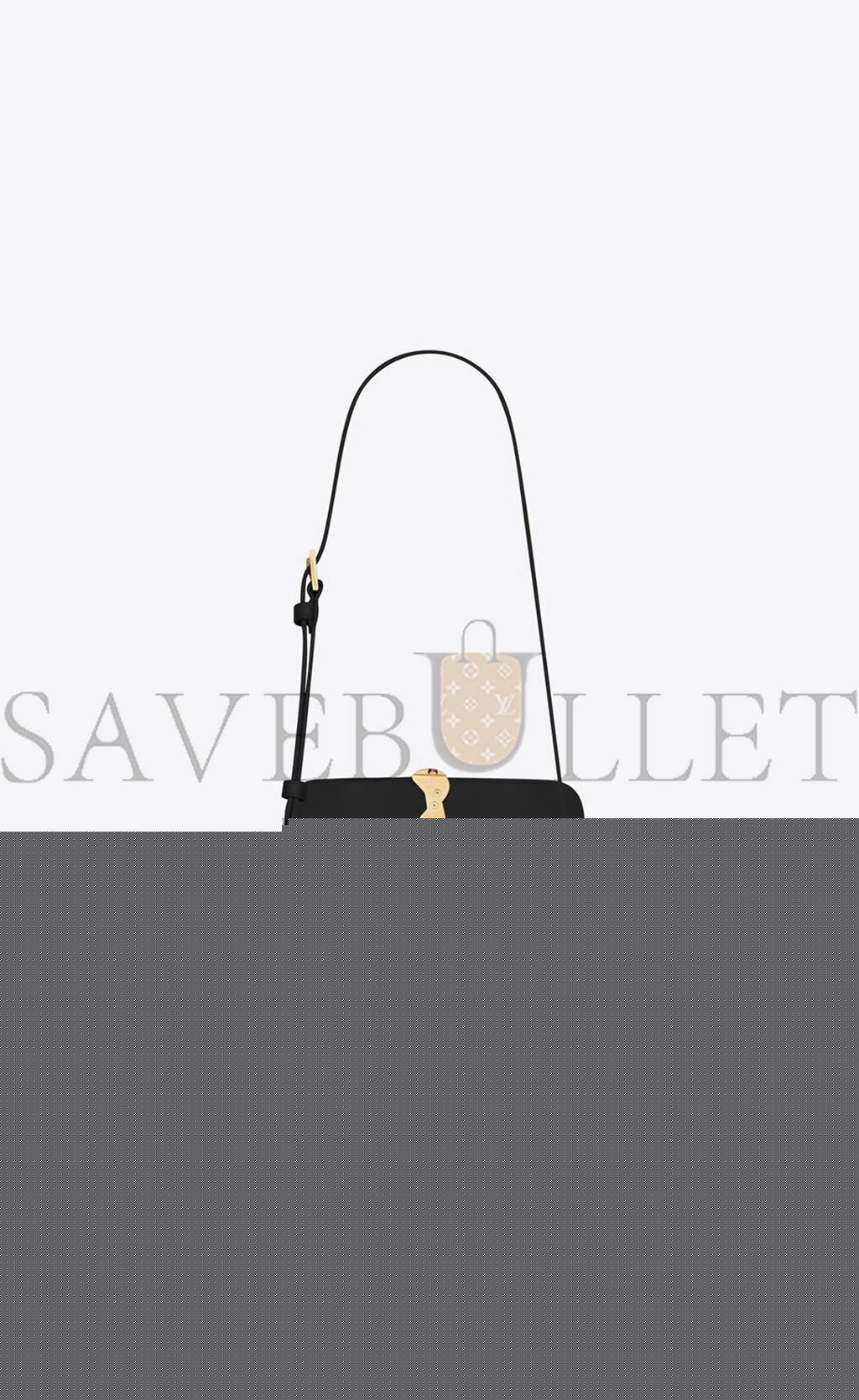 YSL SOLFERINO SMALL SATCHEL IN BOX SAINT LAURENT LEATHER 63430616C3W9262 (19*13*5cm)