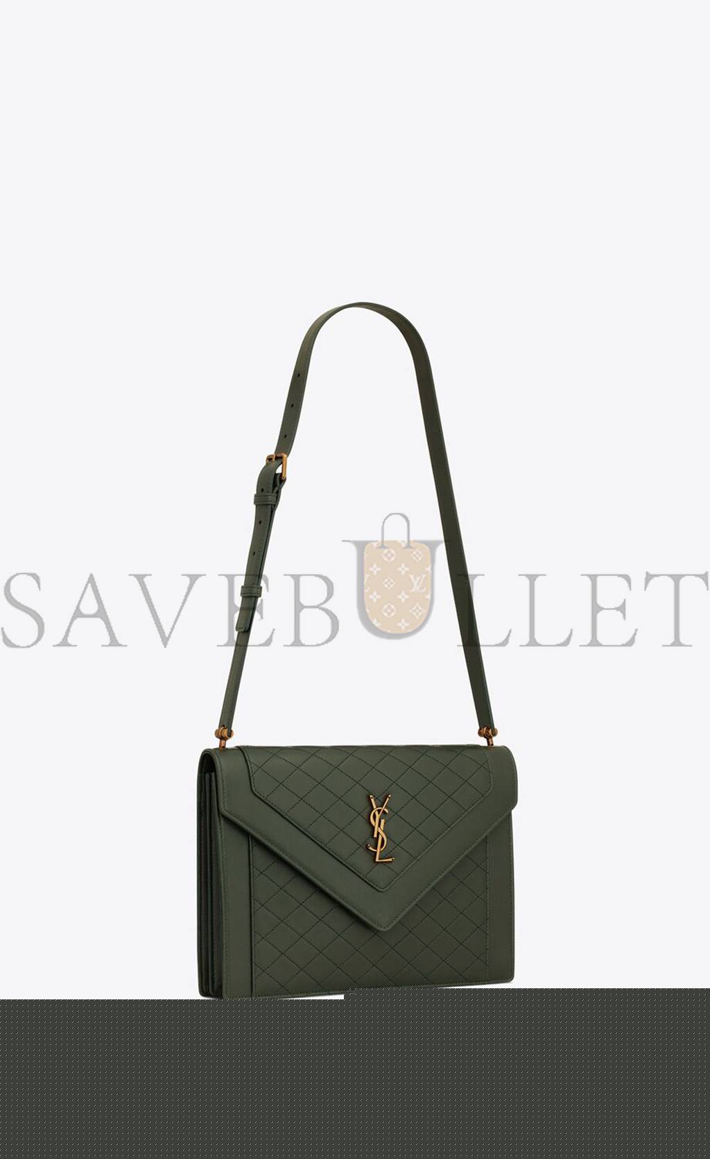 YSL GABY SATCHEL IN QUILTED LAMBSKIN 6955031EL073045 (26*18*5cm)